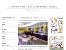 Tablet Screenshot of mariposacaferestaurant.com